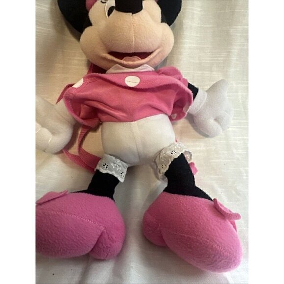 Minnie Mouse Pink 17” backpack Disney- Adorable! - Picture 8 of 8